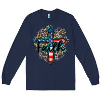 Navy faith usa Long Sleeve Tee - Zillion Design Studio