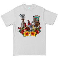 Dove Grey farm life chicken Premium Tee - SublimationCraftShop
