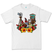 White farm life chicken Premium Tee - SublimationCraftShop