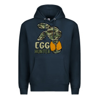 Navy egg hunter Premium Hoodie - MaliasSmallBusiness