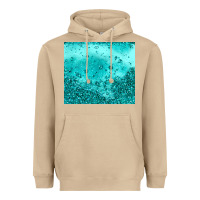 Mushroom turquoise glitter Heavyweight Hoodie - JahusDesignShop