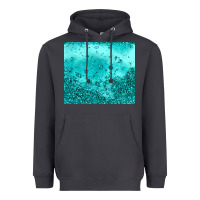 Smoke turquoise glitter Heavyweight Hoodie - JahusDesignShop