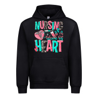 Black nursing is a work of heart Urban Hoodie - NancyCooperArtShop