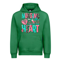 Emerald nursing is a work of heart Urban Hoodie - NancyCooperArtShop