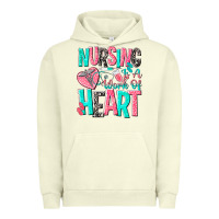 Nursing Is A Work Of Heart Urban Hoodie | Teevron
