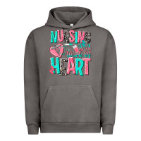 Pigment Tornado nursing is a work of heart Urban Hoodie - NancyCooperArtShop