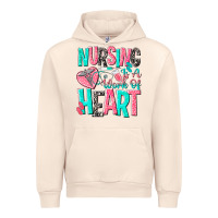 Sandshell nursing is a work of heart Urban Hoodie - NancyCooperArtShop