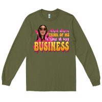 Army Green afro black boss lady Long Sleeve Tee - texasbilliewilder
