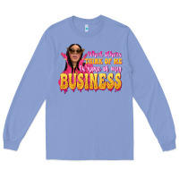 Colony Blue afro black boss lady Long Sleeve Tee - texasbilliewilder
