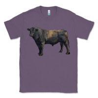 Lavender black angus bull Classic Tee - RanaPortraitStore