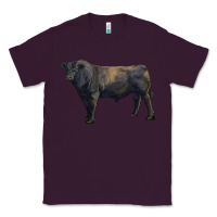 Plum black angus bull Classic Tee - RanaPortraitStore