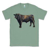 Sage black angus bull Classic Tee - RanaPortraitStore