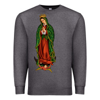 Charcoal Heather our lady of guadalupe Premium Sweatshirt - JahusDesignShop