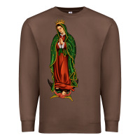 Chestnut our lady of guadalupe Premium Sweatshirt - JahusDesignShop