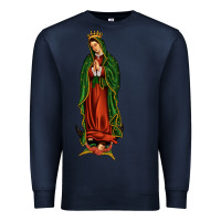 Navy our lady of guadalupe Premium Sweatshirt - JahusDesignShop