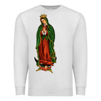 Oatmeal Heather our lady of guadalupe Premium Sweatshirt - JahusDesignShop