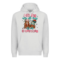 Dove Grey relax we're all crazy it's not competition Premium Hoodie - MaliasSmallBusiness