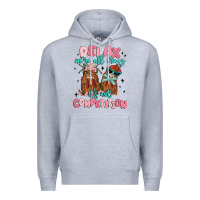Heather Grey relax we're all crazy it's not competition Premium Hoodie - MaliasSmallBusiness