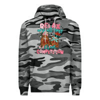 Slate Camo relax we're all crazy it's not competition Premium Hoodie - MaliasSmallBusiness