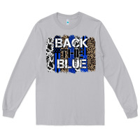 Moon Dust back the blue brushstroke Long Sleeve Tee - Zillion Design Studio