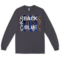 Smoke back the blue brushstroke Long Sleeve Tee - Zillion Design Studio