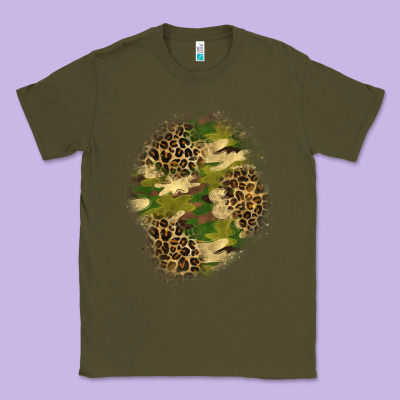 Camouflage And Leopard Patch  4 Classic Tee Designed By Bundleandbundleshop