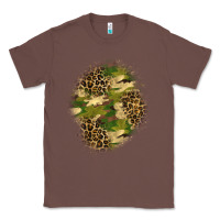 Chestnut camouflage and leopard patch  4 Classic Tee - BundleAndBundleShop