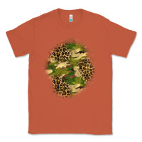 Copper camouflage and leopard patch  4 Classic Tee - BundleAndBundleShop
