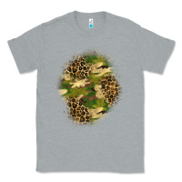 Heather Grey camouflage and leopard patch  4 Classic Tee - BundleAndBundleShop