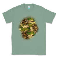 Sage camouflage and leopard patch  4 Classic Tee - BundleAndBundleShop