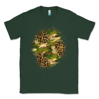 Sports Green camouflage and leopard patch  4 Classic Tee - BundleAndBundleShop