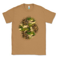 Toasted Coconut camouflage and leopard patch  4 Classic Tee - BundleAndBundleShop