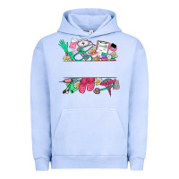 Pigment Grape Ice custom name nurse Urban Hoodie - NancyCooperArtShop