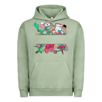 Pigment Oil Green custom name nurse Urban Hoodie - NancyCooperArtShop