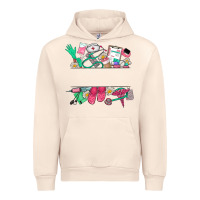 Sandshell custom name nurse Urban Hoodie - NancyCooperArtShop