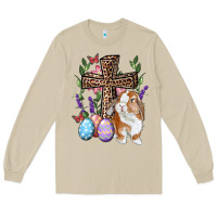 Mushroom Easter bunny and floral cross Long Sleeve Tee - RanaPortraitStore