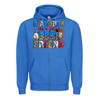 True Royal diamonds are a girl's best friend baseball Zipper Hoodie - Zillion Design Studio