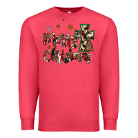 Cardinal merry christmas wood slice ornament Premium Sweatshirt - JahusDesignShop