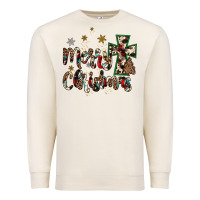 Sandshell merry christmas wood slice ornament Premium Sweatshirt - JahusDesignShop