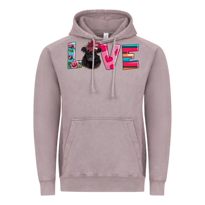 Belted Galloway Vintage Hoodie by AdoDesignShop | Teevron