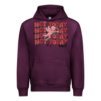 Mauve Wine not today cupid Urban Hoodie - MaliasSmallBusiness