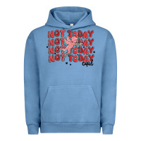 Pigment Pebble Blue not today cupid Urban Hoodie - MaliasSmallBusiness