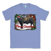 Colony Blue merry christmas black angus bull and farm Classic Tee - RanaPortraitStore