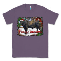 Lavender merry christmas black angus bull and farm Classic Tee - RanaPortraitStore