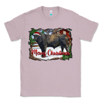 Lilac merry christmas black angus bull and farm Classic Tee - RanaPortraitStore