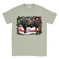 Matcha merry christmas black angus bull and farm Classic Tee - RanaPortraitStore