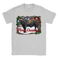 Moon Dust merry christmas black angus bull and farm Classic Tee - RanaPortraitStore