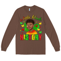 Chestnut a little black history with boy juneteenth Long Sleeve Tee - texasbilliewilder