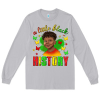 Moon Dust a little black history with boy juneteenth Long Sleeve Tee - texasbilliewilder