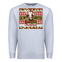 Heather Grey Moooey christmas Premium Sweatshirt - Artiststas
